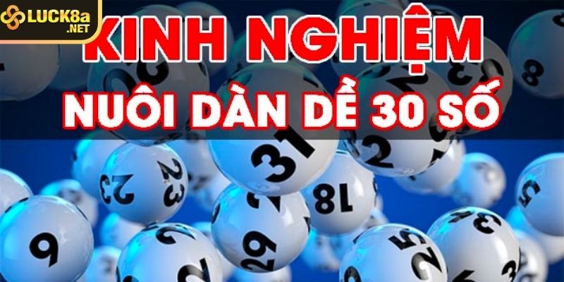 Kinh nghiệm cược lô 30 số khung 3 ngày hiệu quả